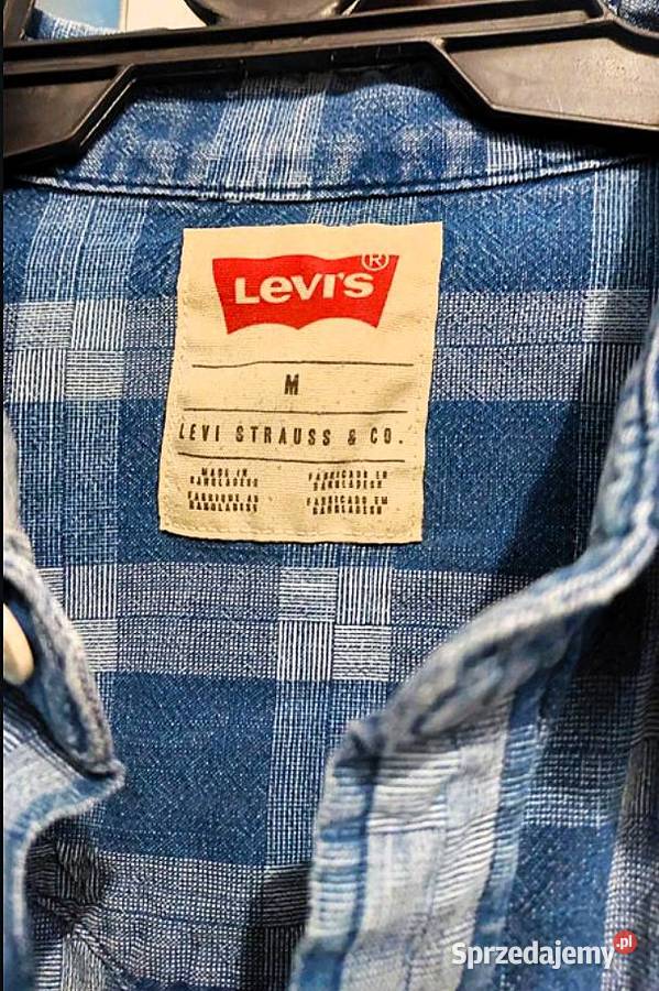 Kultowa KoszulaLevis Strauss Co Vintage M Poraj