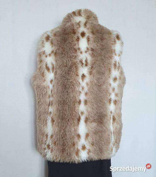 Kamizelka Bezrękawnik Sztuczne Futro Futerko Rozmiar 38(M) Katowice