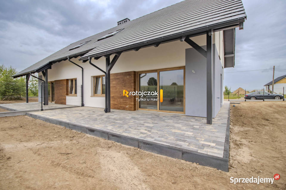 Dom bliźniak do sprzedania Zęblewo 9931m2 utwardzona