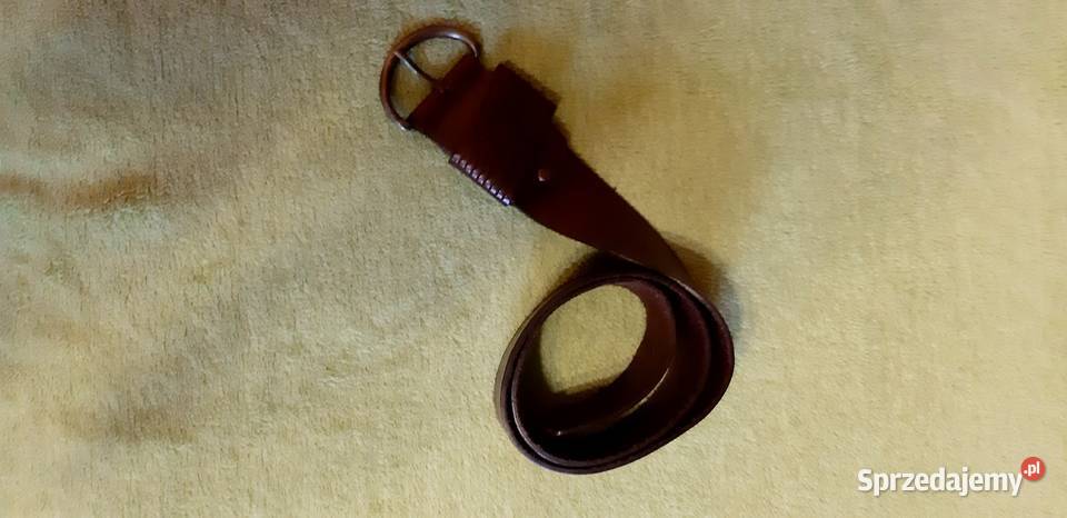 pasek skórzany monari rozmiar L długość 110 brązowy/beżowy Katowice