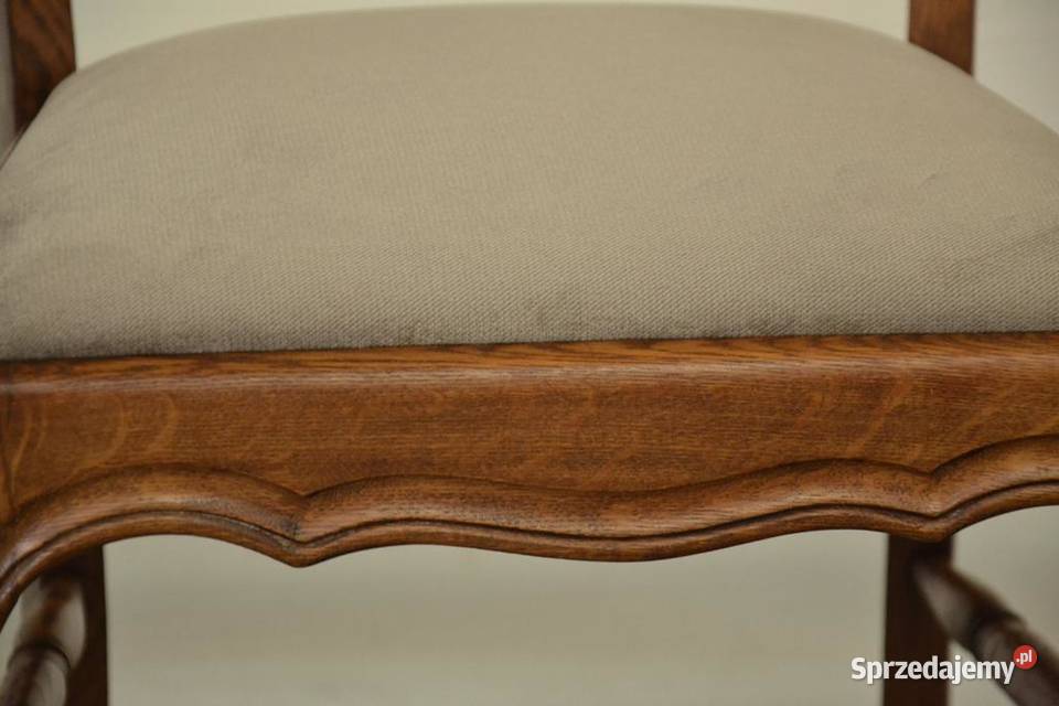 krzesła ludwikowskie komplet 6 krzeseł Poddębice