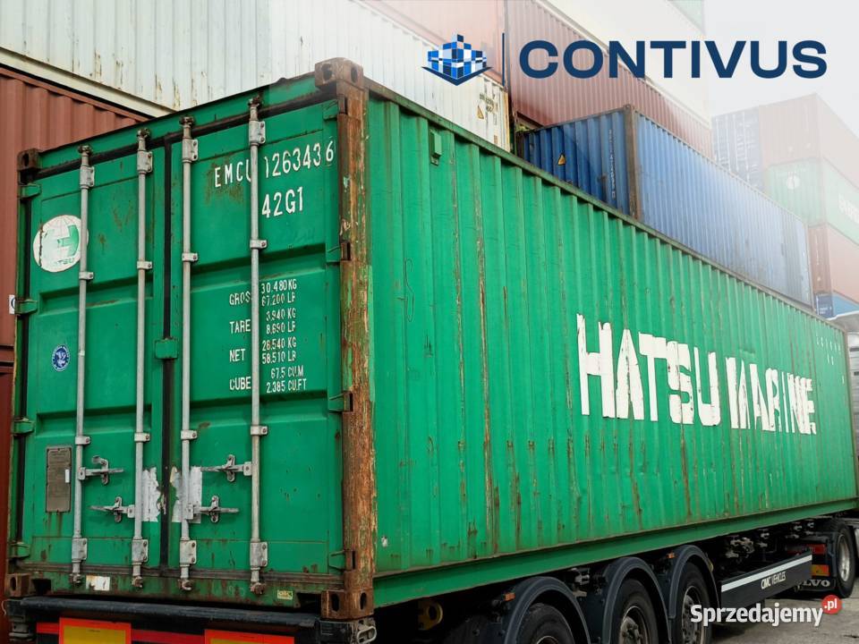 Sprzedam kontener morski magazynowy 40DC Używane Warszawa