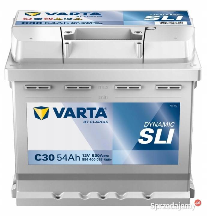 Akumulator 54Ah 530A P Varta Silver C30 Tomaszów Mazowiecki sprzedam