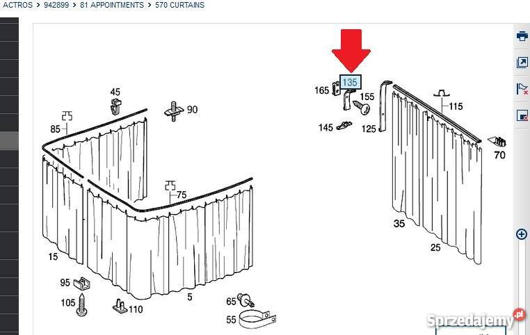 9416951230 5C37 MERCEDES ACTROS 9416950630 Kłobuck