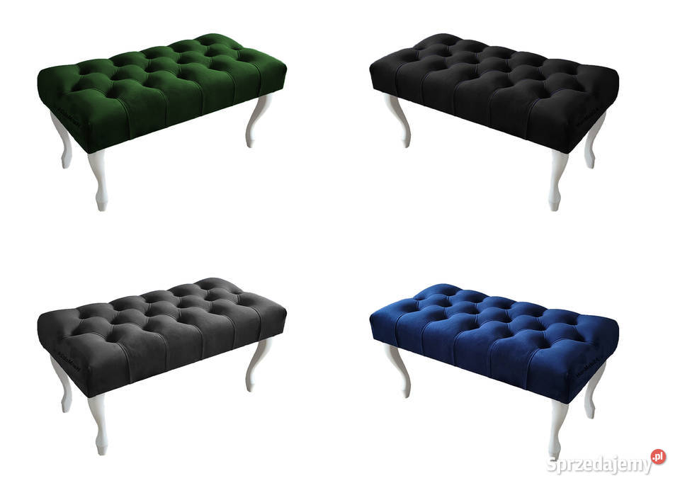 ŁawkaPufa Tapicerowana Chesterfield