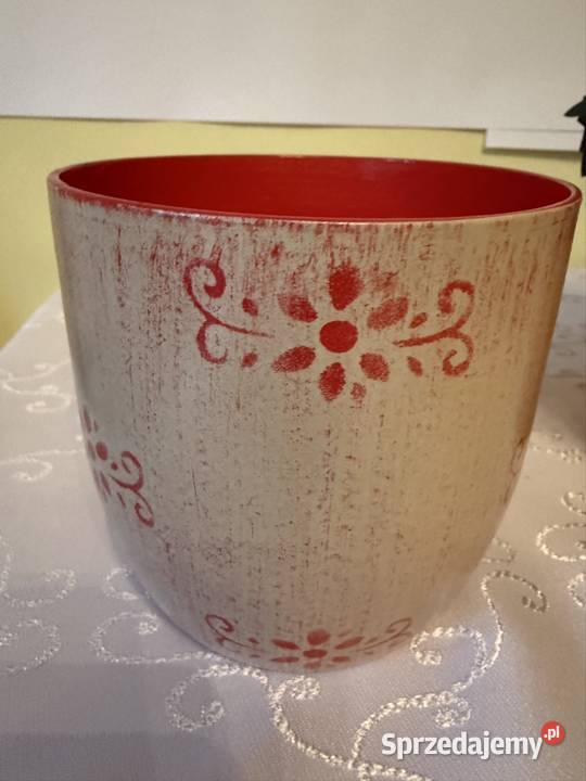 Donica Doniczka ze Sztucznymi Kwiatami śląskie Czerwionka-Leszczyny sprzedam