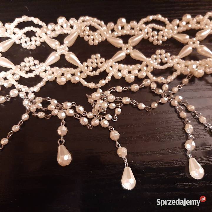 Niespotyka perłowa kolia Warszawa sprzedam