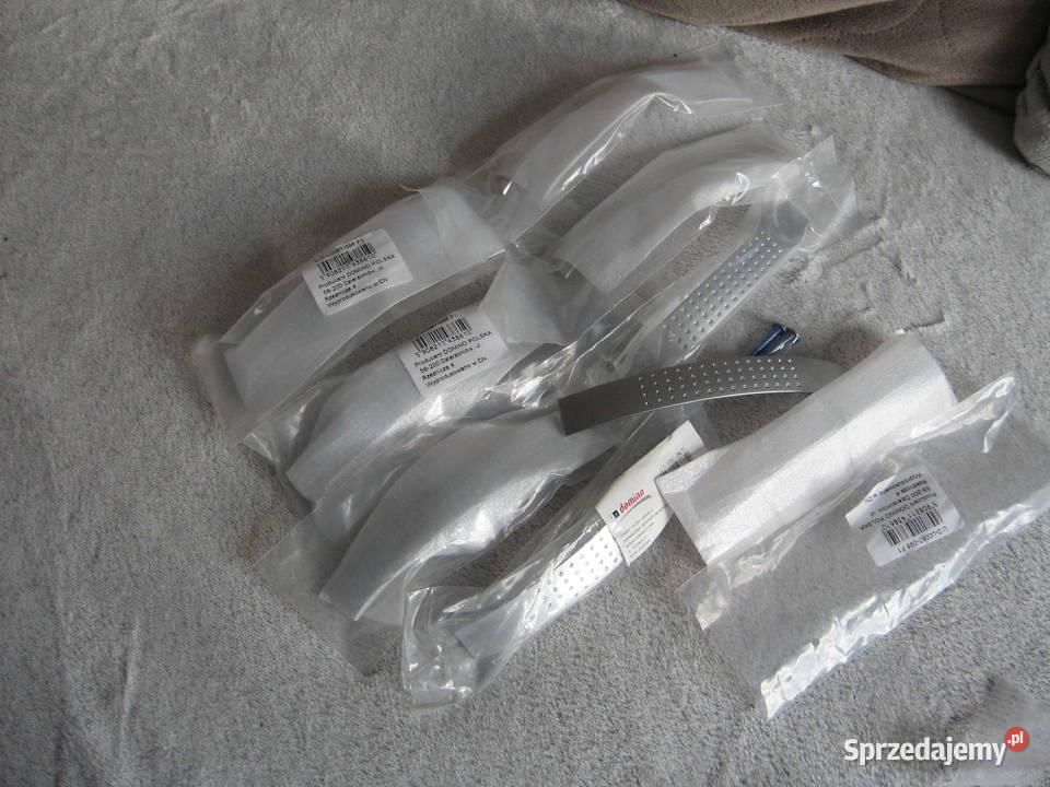 Uchwyty meblowe aluminium szczotkowane komplet 8 Olsztyn