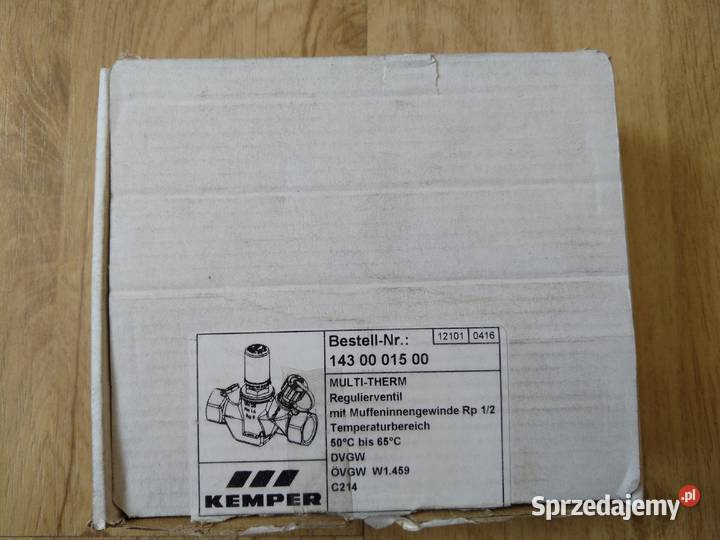 Zawór regulacyjny automatyczny KEMPER MULTITHERM pomorskie Chojnice