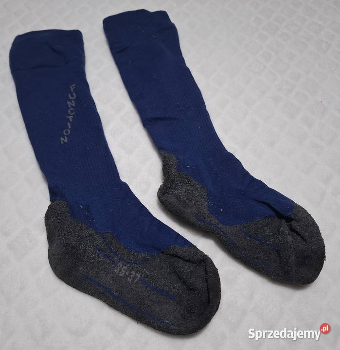 Dziecięce getry piłkarskie skarpety granatowe 6 lat+ Czeladź