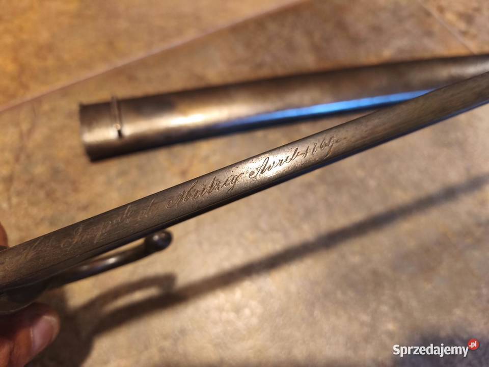 Bagnet bagnet CHASSEPOT M1866 MUTZIG kwiecień