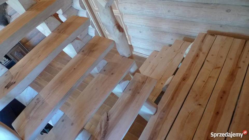 Schody z bali schody z bala schody drewniane Gdańsk usługi budowlane