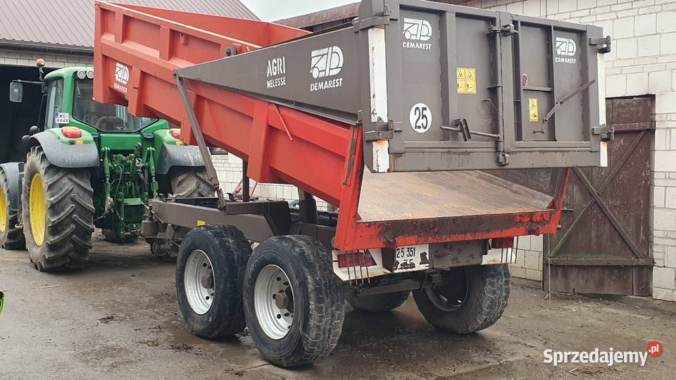 Przyczepa skorupowa Demarest d135mn Maszyny rolnicze
