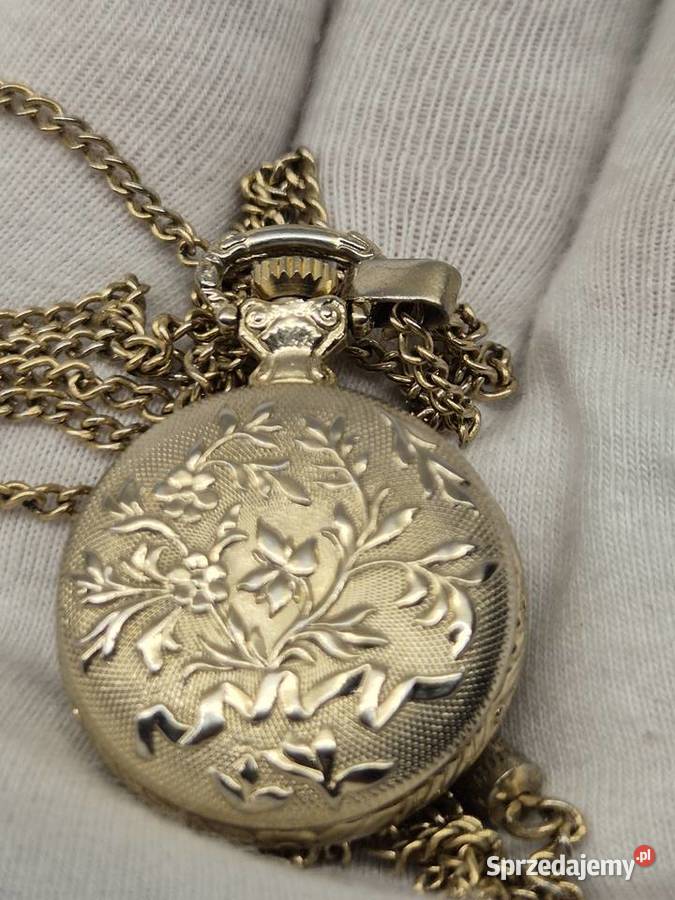 Damski zegarek Glashutte naszyjnikwisiorek Chorzów