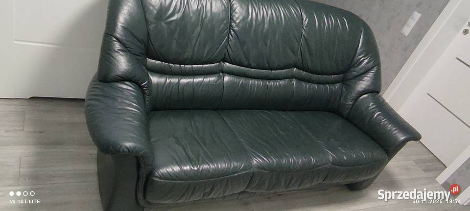Sofa trzy osobowa dwa fotele Strzelce