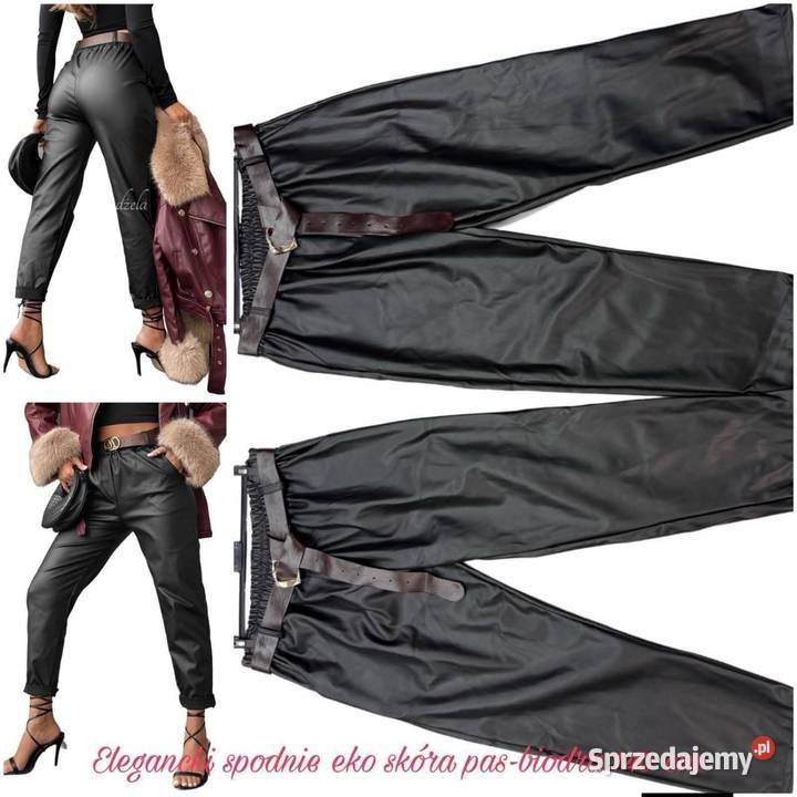Spodnie eko skóra Długie Warszawa sprzedam