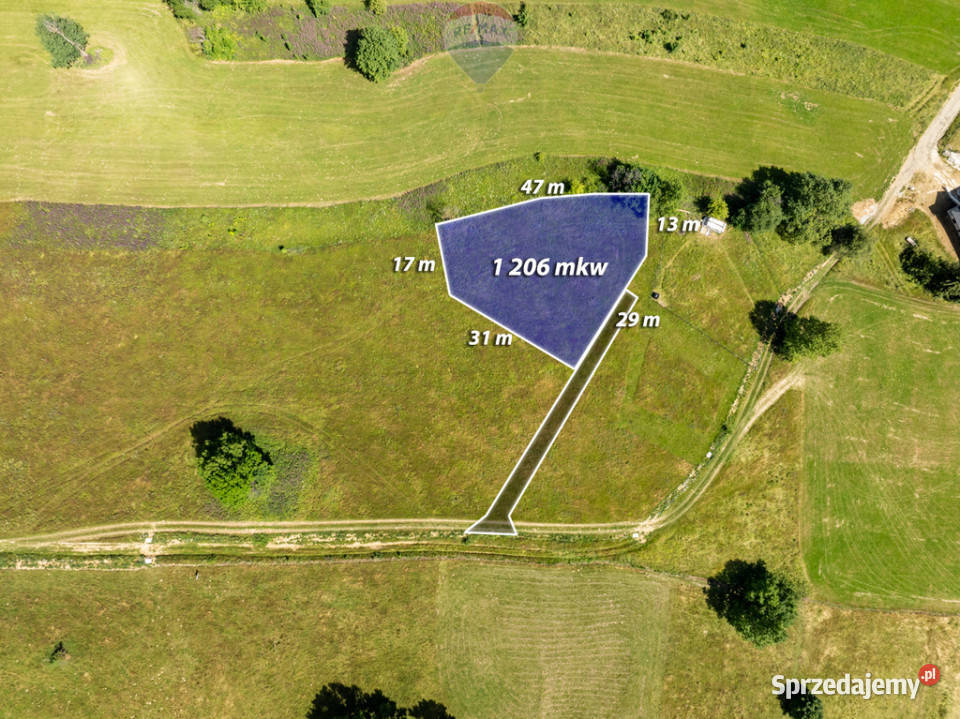 SIEROCKIE DZIAŁKA Z WIDOKIEM NA TATRY 1206M2 27m