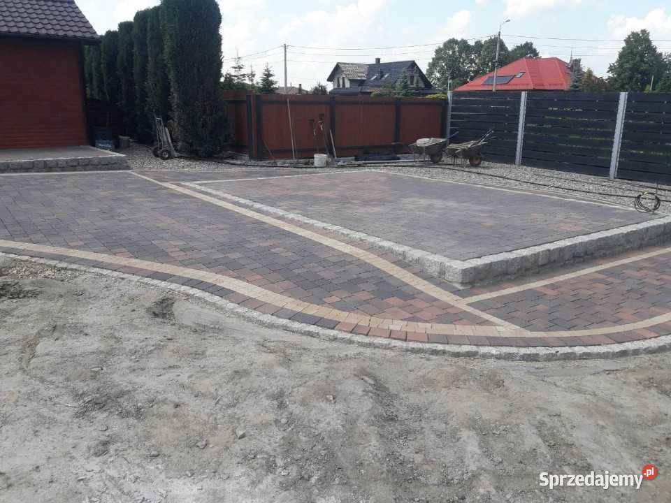 Układanie kostki brukowej Usługi koparką Remont i budowa śląskie Orzesze