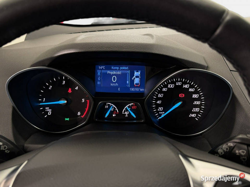 Ford Kuga 20d 150 M6 2015 r klimatyzacja Myślenice