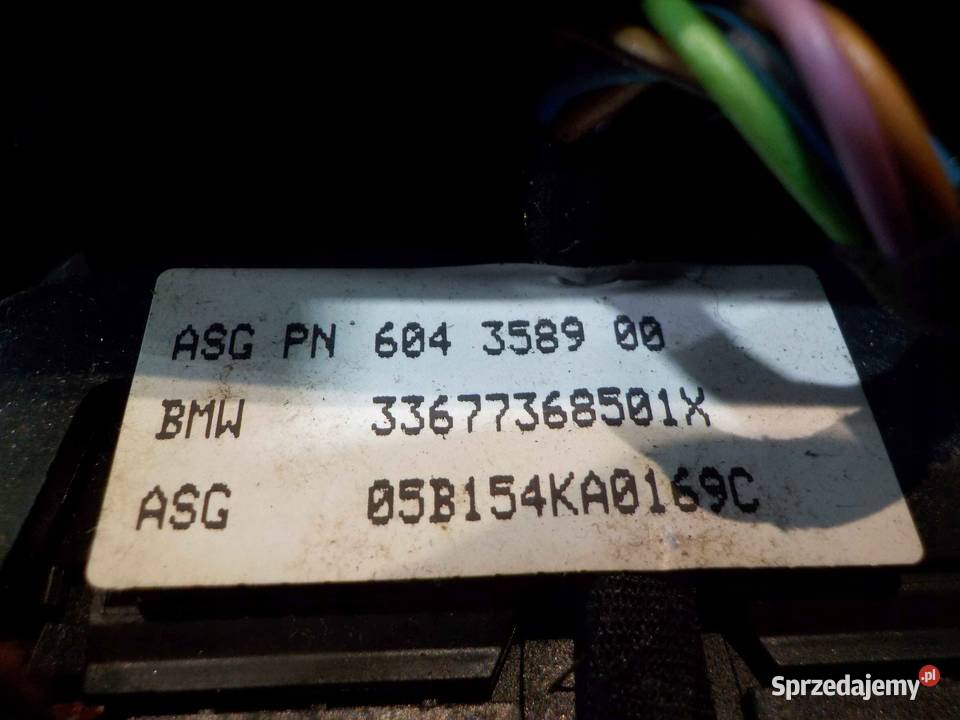 BMW 7 E65 LIFT 05r AIRBAG poduszka kierowcy Suków