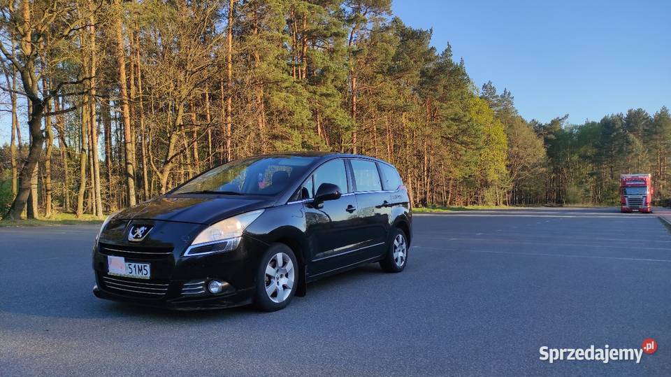 Peugeot 5008 2011 r 16 HDI klima sprawna 6 czujnik zmierzchu Chodzież