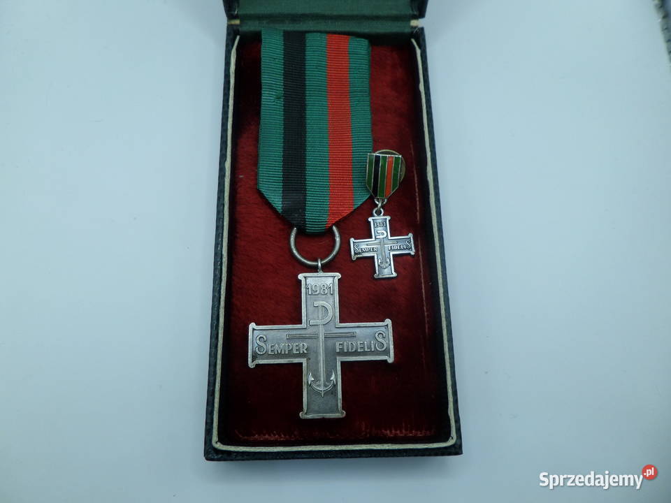 Krzyż Zasługi Semper Fidelis NUMEROWANY rzadki Militaria Poznań