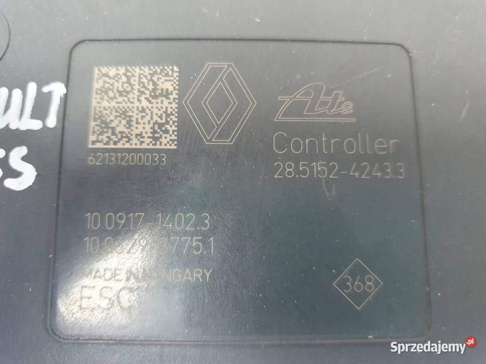 Renault Kangoo II POMPA ABS hamulcowa STEROWNIK osobowe Pompy hamulcowe Rudka
