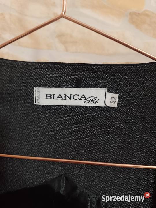 43XL Bianca Biznesowa kamizelka garniturowa z