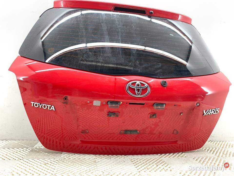 KLAPA TYŁ TOYOTA YARIS III Hatchback Super Red V