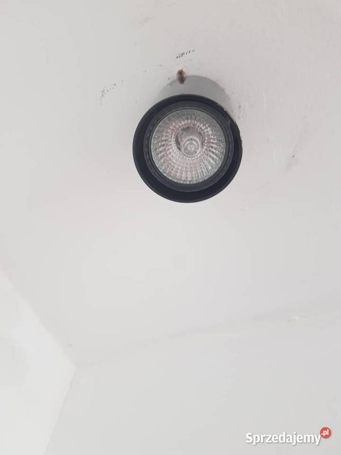 Lampa sufitowa TUBA CYLINDER czarny połysk 1x50W mazowieckie Warszawa