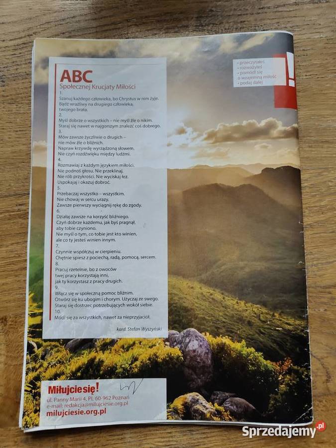 Czasopismo Miłujcie się 2201612017 Kraków