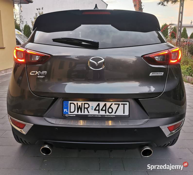 Mazda CX3 SKYACTIVG 150 AWD Kizoku Edition czujnik parkowania Wrocław sprzedam
