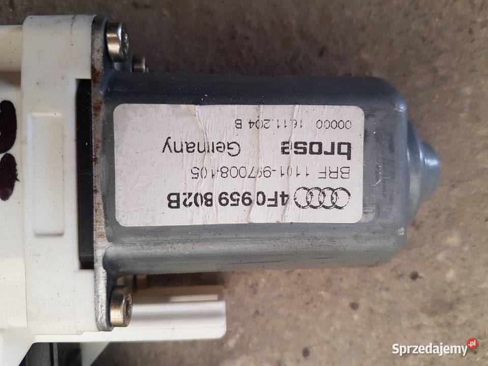 AUDI A6 C6 4F0 SILNICZEK SZYBY LEWY PRAWY PRZOD Układ elektryczny, zapłon Turkowice