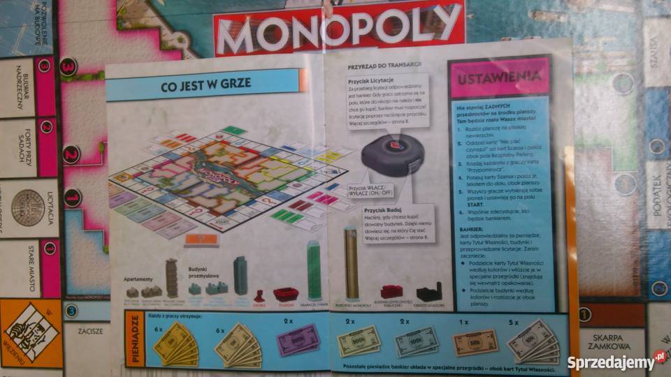 MONOPOLY CITY 3D Gra planszowa całej rodziny Katowice