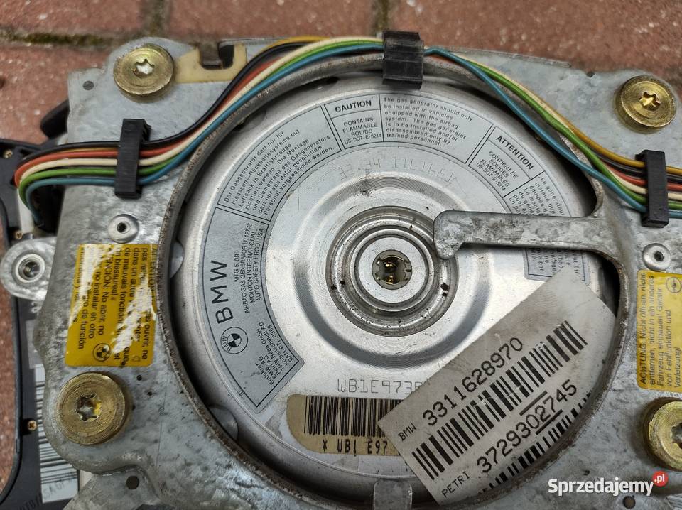 Poduszka powietrzna airbag kierowcy BMW E38 E39 poduszki powietrzne
