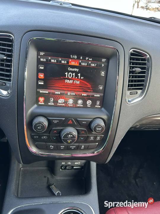 Dodge Durango RT bezwypadkowy niski przebieg podkarpackie Tyczyn