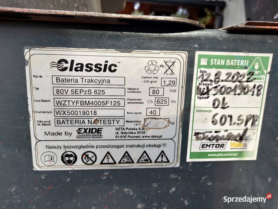 Wózek widłowy Toyota elektryczny małopolskie Olkusz