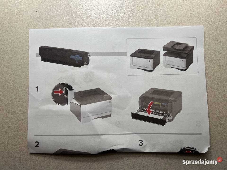 NOWY ORYGINALNY Lexmark 55B2X0E Black High Yield Chorzów