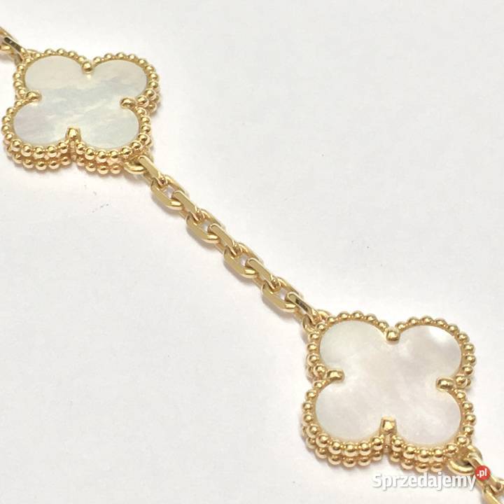 VAN CLEEF ARPELS Złota Bransoletka 18K Alhambra mazowieckie Warszawa