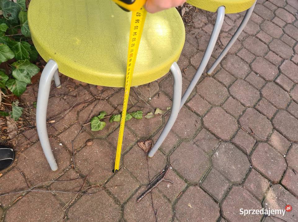 okazja taborety plastikowometalowe IKEA Tarnów