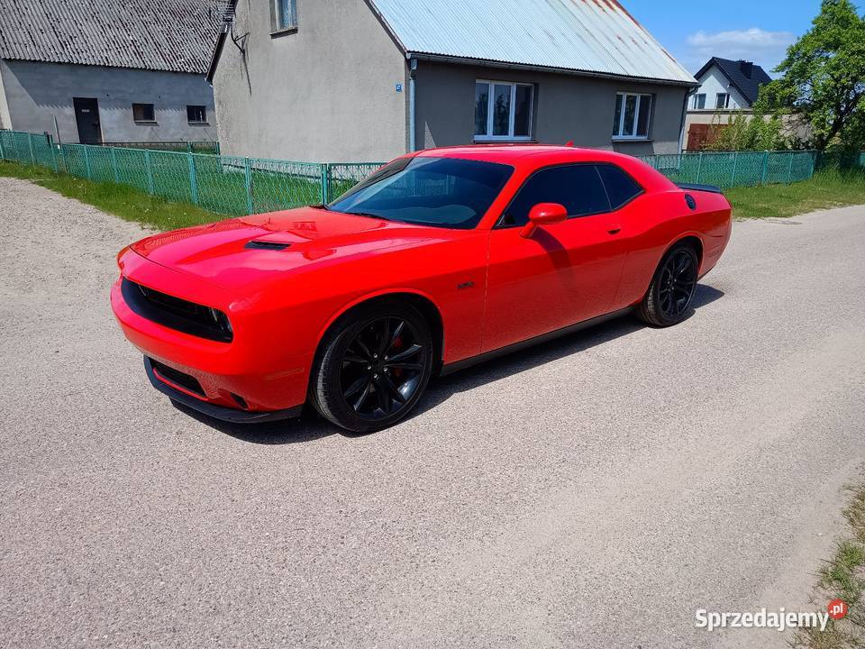 Dodge challenger rt zarejestrowany kurtyny powietrzne pomorskie Doręgowice sprzedam