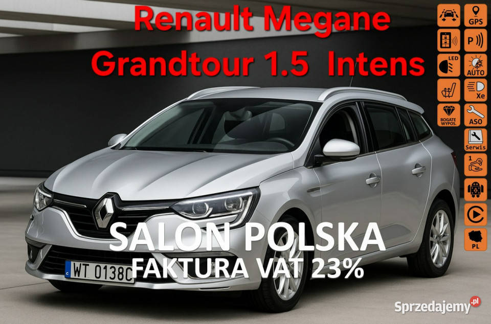 Renault Megane 20 Salon Polska 1Wł Intens nawigacja