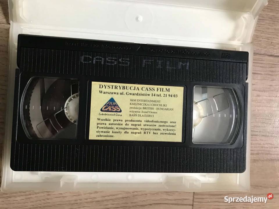 Księżniczka i chochliki bajki na VHS stare Warszawa