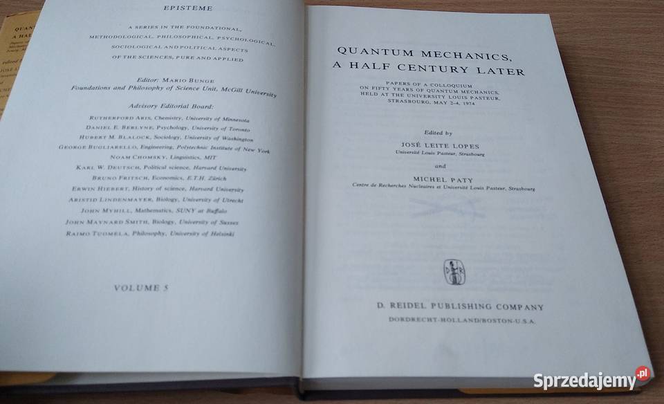 Quantum mechanics a half century later Lopes sprzedam