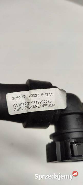 OPEL VIVARO C RURA PRZEWÓD WODY 2023 9819297780 osobowe