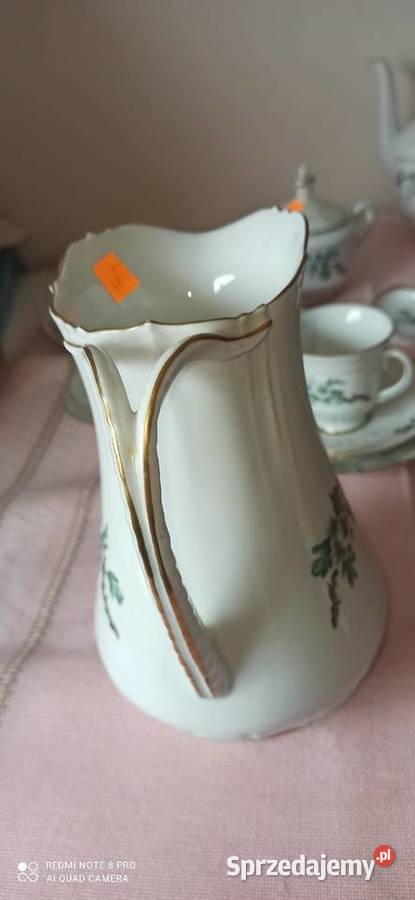 Cukiernica Z manufaktury BG Kjbebham Denmark1952 Porcelana i szkło Gdańsk