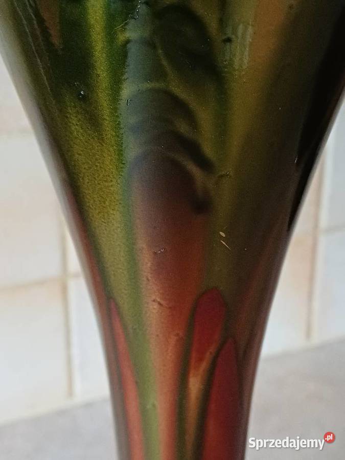vintage wysoki wazon Nowy Targ