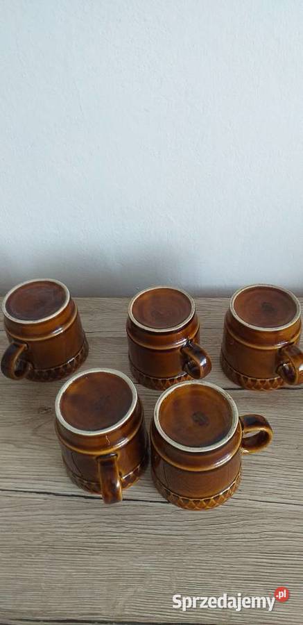 Kubeczki Tułowice prl Porcelana i szkło Przedbórz