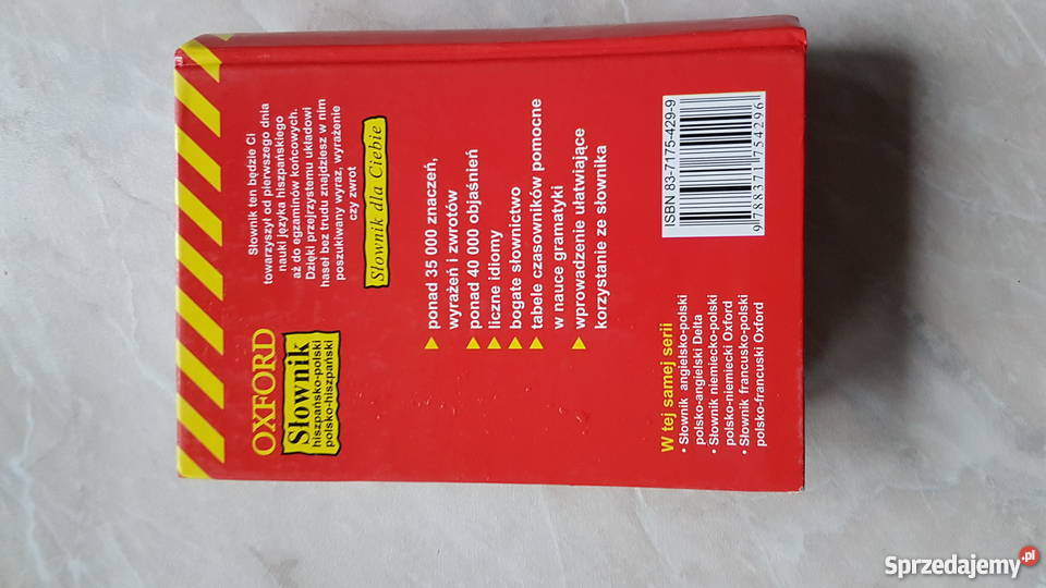 Słownik hiszpańskopolski polskohiszpański Oxfor Wieliczka