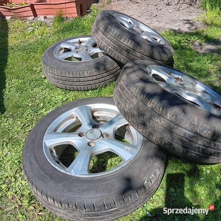 Zestaw felgi aluminiowe opony letnie 1756515 Krasnystaw sprzedam